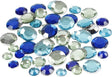 Creativ Company CC Strasssteine rund blau Harmonie 6-12 mm 360 Stück
