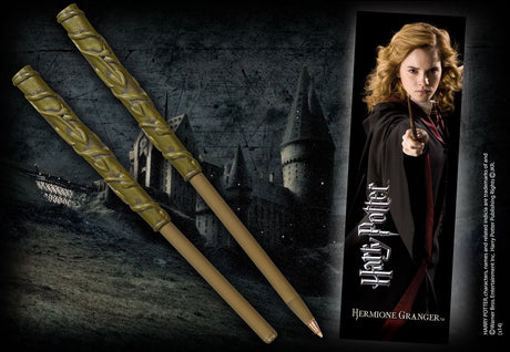 Das edle Harry-Potter-Stift- und Lesezeichen-Set „Hermine“, mehrfarbig