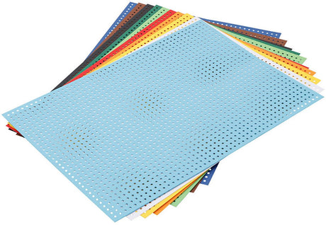 Creativ Company Cross Stitches Pappe Verschiedene Farben, 10 Blätter