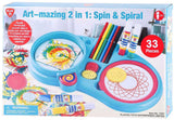 Playgo 2-in-1 Spiral-Zeichenset – 33-teilig.