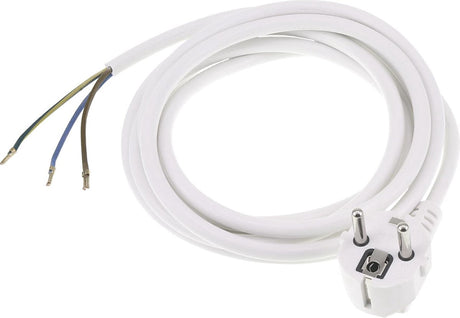 Q-Link-Verbindungskabel – geerdet – 2500 W – 3 x 1,0 mm² – 2,5 m – weiß