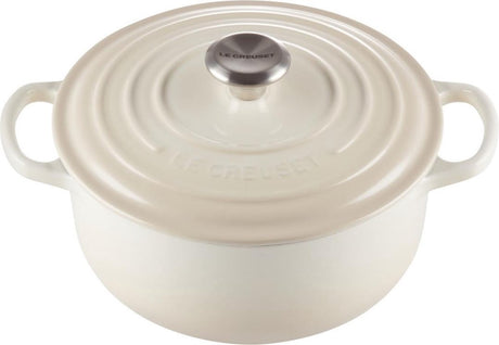 Le Creuset Kasserolle Signature Baiser – ø 22 cm 3,3 Liter