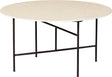 Woood Vida Beistelltisch – Marmoroptik – Natur – 40 x 75 x 75