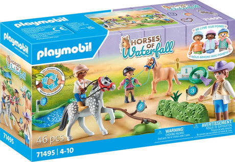 Playmobil Pferde des Wasserfall-Ponyturniers – 71495