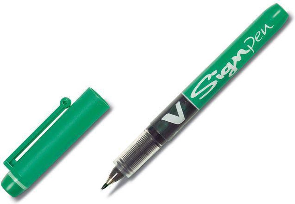 Pilot boligrafo de tinta líquida v sign grün 0,6 mm (12 Stück)