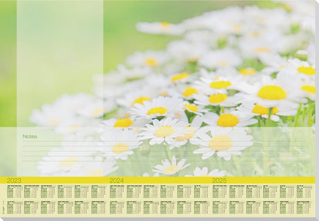 Sigel Design Untersetzer – Papier – schöne Gänseblümchen – A2 – Jahre 2023 2024 2025 – si-ho307