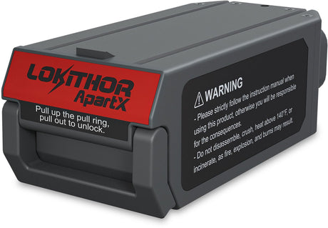 Lokithor Lifepo4-Batterie – 12 V, 2500 A – für Apartx-Starthilfekompressor