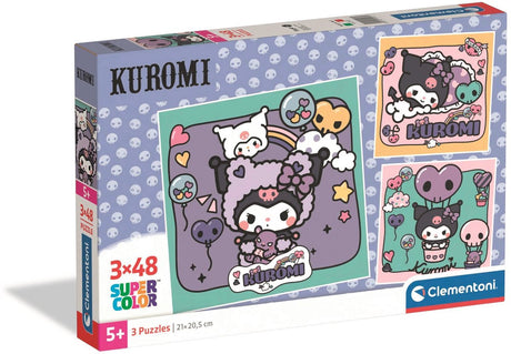 Clementoni - 3x48 Stück - Kuromi