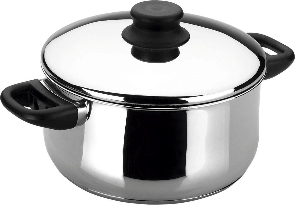 Lacor Garinox Kochtopf mit Deckel – ø 20 cm – 3 l