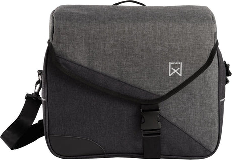 Willex - Bürotasche - Laptop - Messenger - 800 Grau - mit gratis Regenhülle