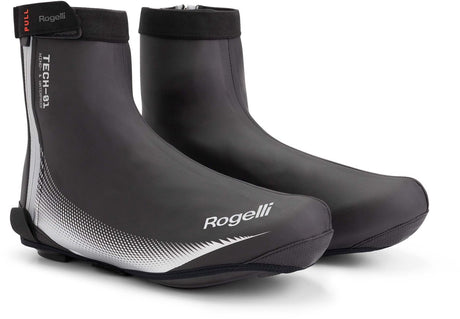 Rogelli tech-01 fiandrex overschoen unisex - zwart - maat 44 45