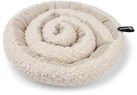 District 70 Swirl – Schnüffelmatte für Hunde | regt das Fährtenverhalten und die geistige Aktivität an – Merengue – ø 34 cm Einheitsgröße