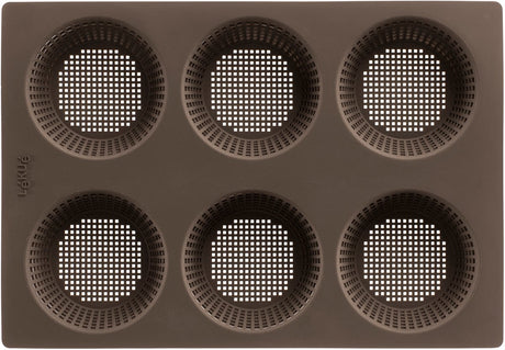 Lékué bakvorm 6 broodjes - siliconen - brown