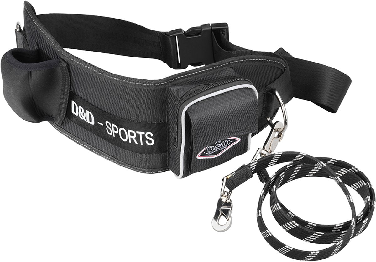 D D Home D D Sports Active Walker – Auspuffgürtel – Schwarz – 7 x 27 x 16 cm