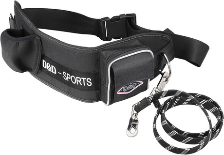 D D Home D D Sports Active Walker – Auspuffgürtel – Schwarz – 7 x 27 x 16 cm