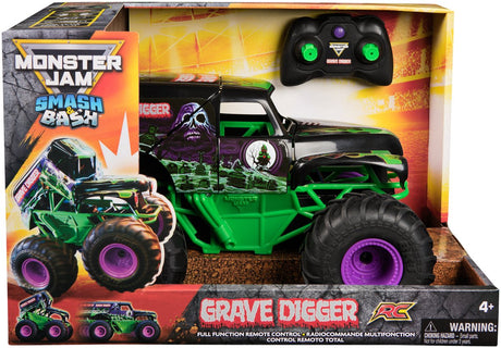 Monster Jam – 1:15 RC Smash and Bash Grave Digger