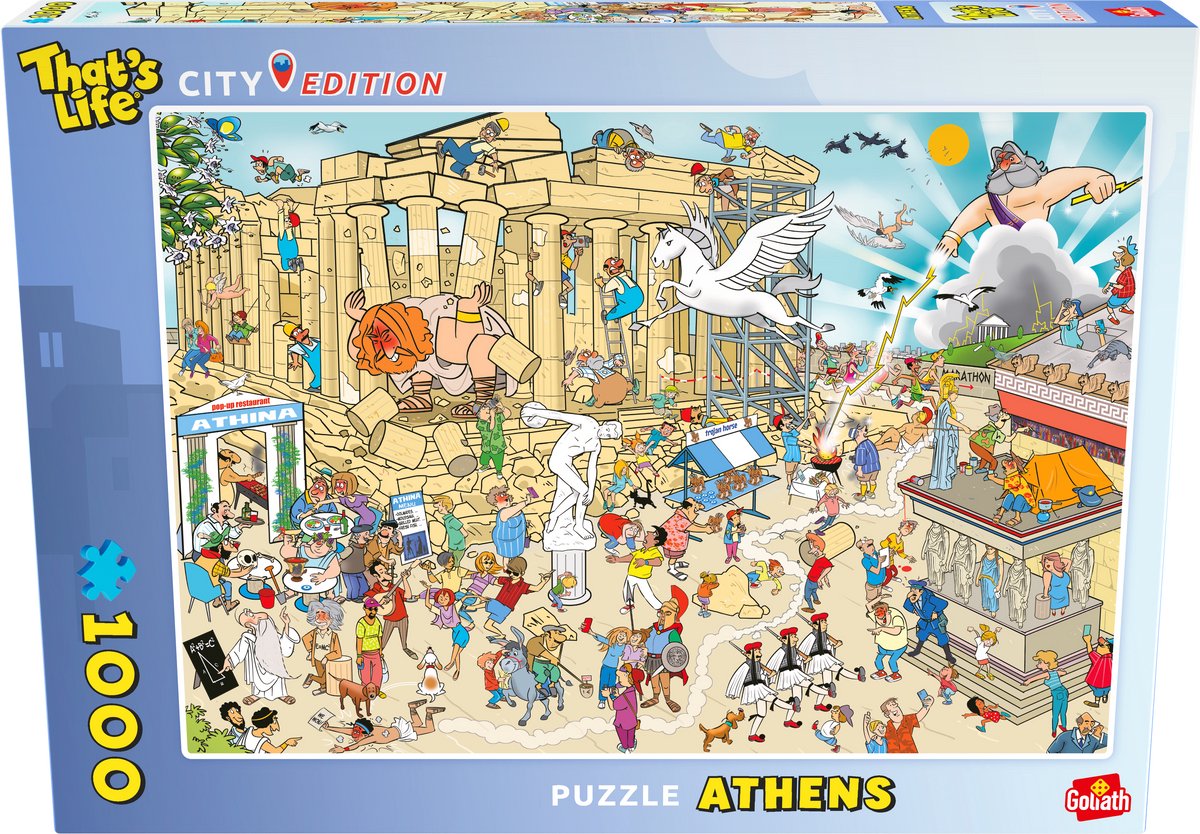 Goliath that's life city edition: athens legpuzzel - 1000st.