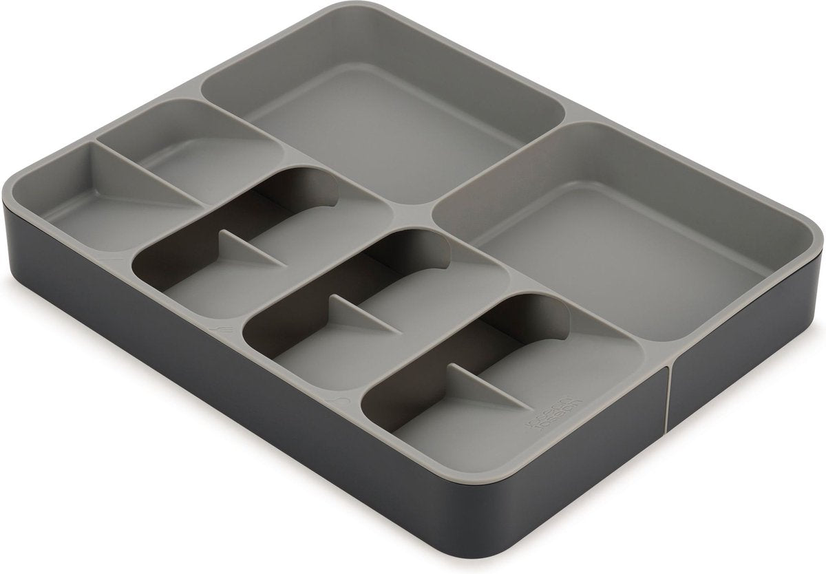 Joseph Joseph Drawerstore Besteckkassette – Besteck-Organizer – ausziehbar – Grau