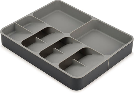 Joseph Joseph Drawerstore Besteckkassette – Besteck-Organizer – ausziehbar – Grau