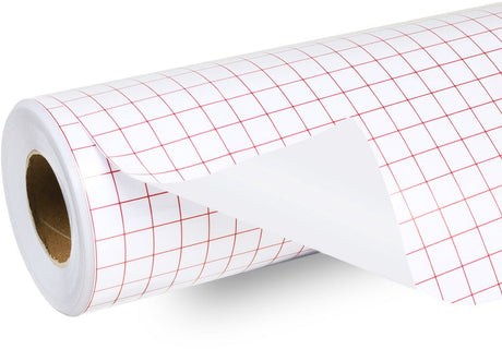 Loklik Gittertransferbandrolle – Rot – 30 x 1500 cm