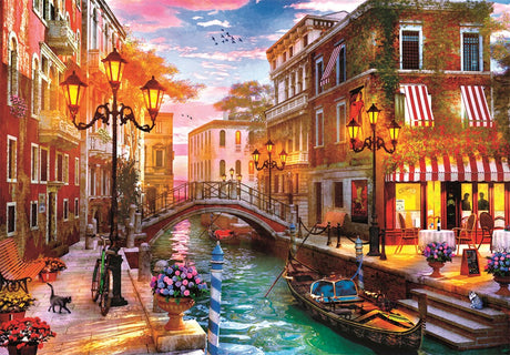 Clementoni – Puzzle – 500 Teile – Venedig Sonnenuntergang – Puzzle für Erwachsene und Kinder ab 14 Jahren – hochwertige Kollektion
