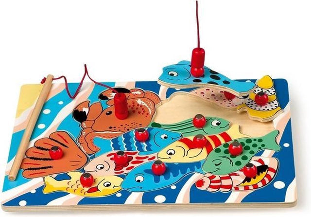 Small Foot - Angelruten-Puzzle aus Holz