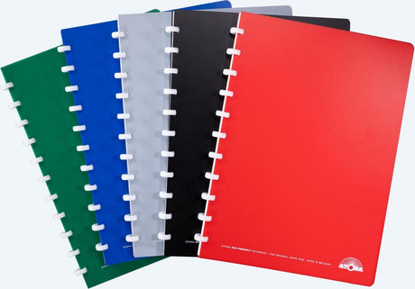 Atoma eco schrift, ft a4, 144 bladzijden, commercieel geruit, geassorteerde kleuren