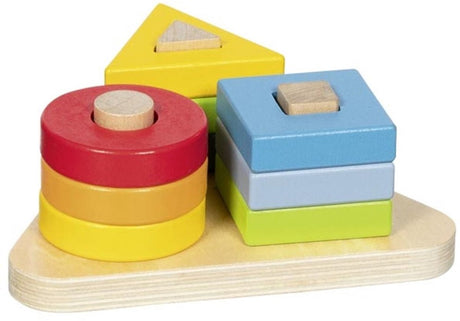 Goki Dreieckiges Sortierspiel aus Holz
