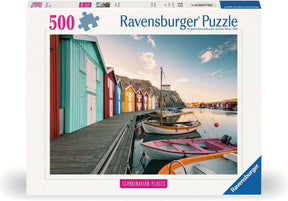 Ravensburger Jigsaw Puzzle Bootshause in Smogen, Schweden, 500st.