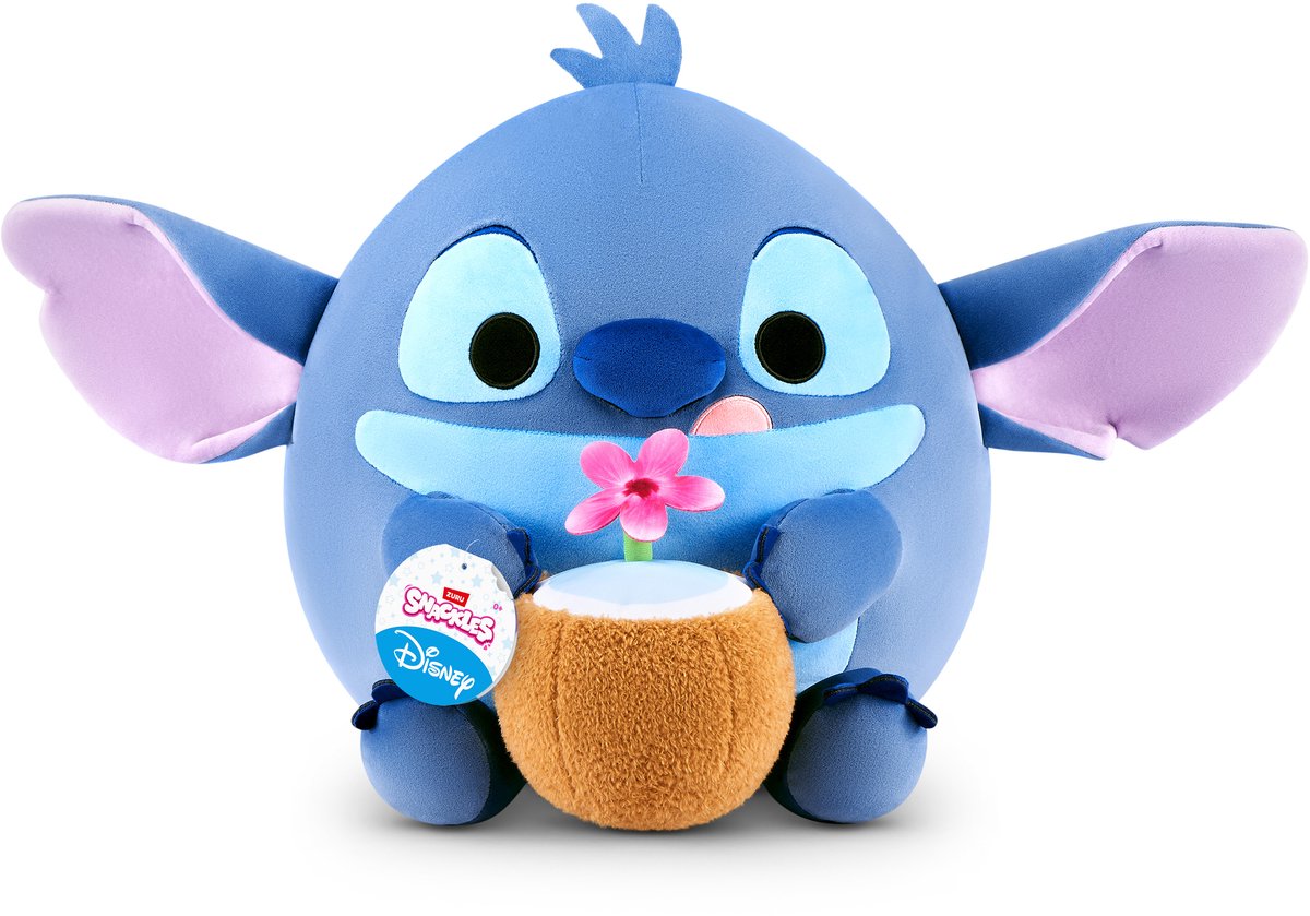 Snackles Disney cuddly toy of 35 cm (stitch) from Zuru