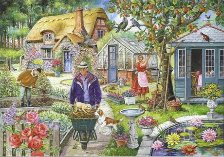 Haus der Puzzles Nr. 1 – im Garten Puzzle 1000 Teile