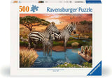 Ravensburger Jigsaw Zebras am Trinkort, 1000st.