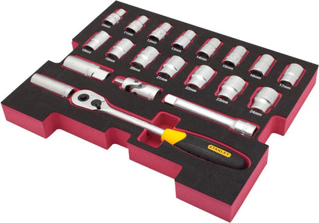 Stanley FMHT0-74297 Fatmax® Tstak-Einsatz-Steckschlüsselsatz 1 2'' – 20-teilig