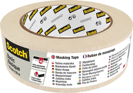 Scotch-Kreppband Basic 36mmx50m beige | 1 Stück