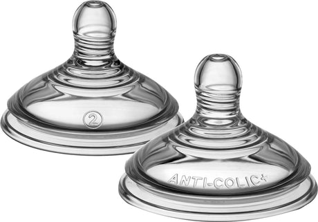 Tommee tippee advanced anti-colic flesspenen - medium toevoersnelheid 3m+ - set van 2