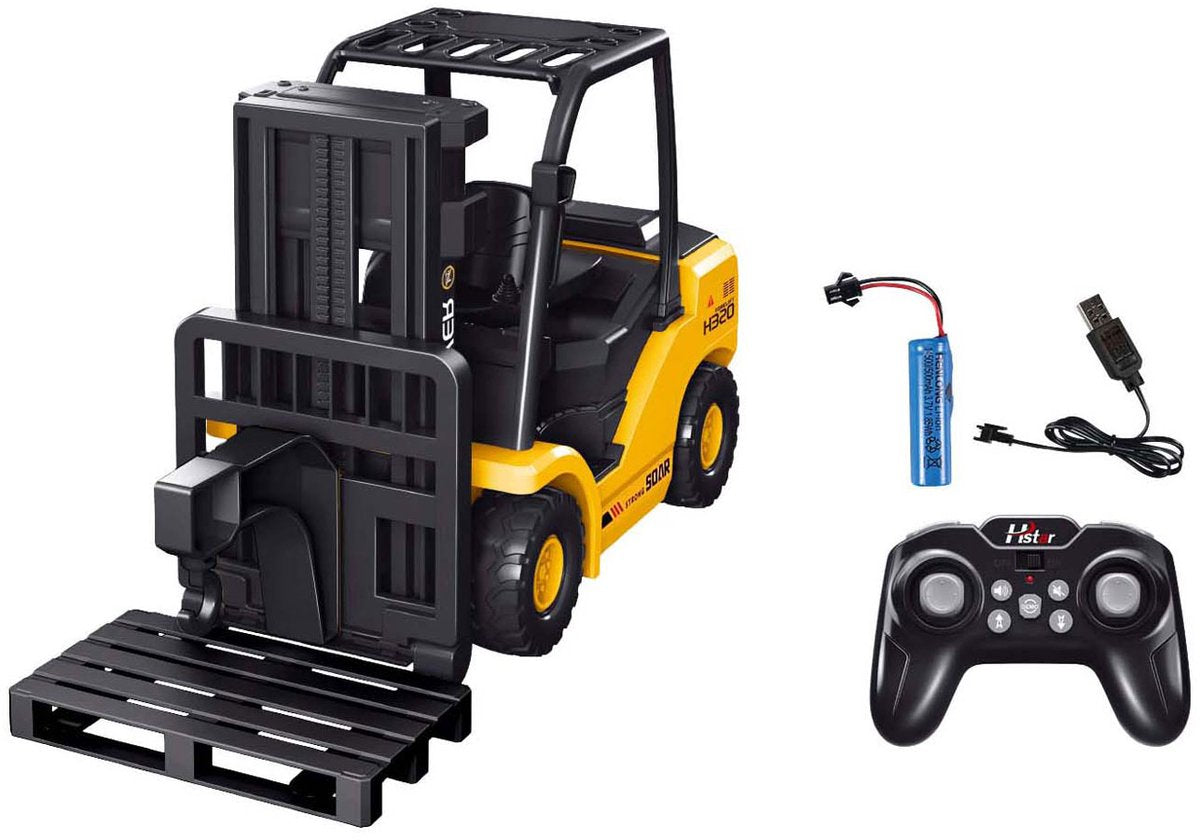 RC-gesteuerter Gabelstapler, wiederaufladbar mit Licht und Sound