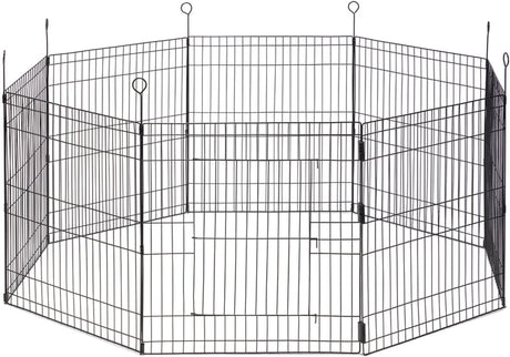 Beeztees simi konijnenren - xl - knaagdierenren met deur - 8 panelen - paneel 58x62 cm - dia 155 cm