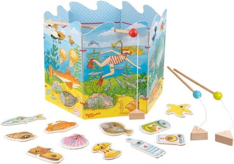 Goki Angelspiel Holz 30 cm mehrfarbig