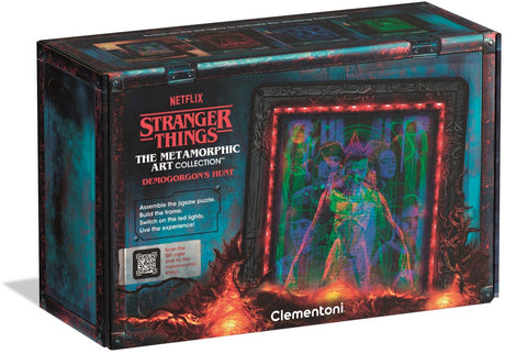 Clementoni – Puzzle – Stranger Things – Morphing Collection – Eleven – Puzzle mit RGB-Beleuchtung und Morphing-Effekt – 520 Teile