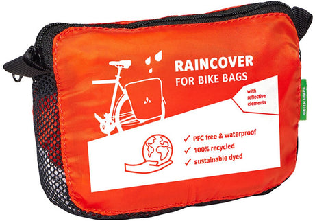 Vaude Fahrradregenschutz Orange Junge