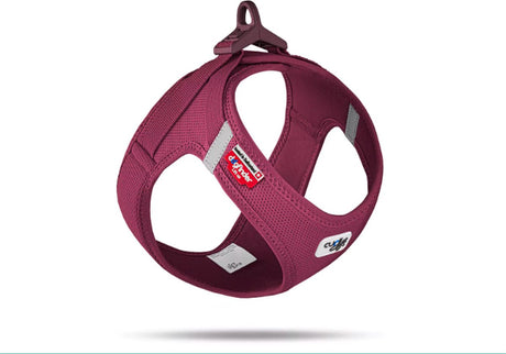 Curli vest harness clasp air-mesh ruby 2xs xxs