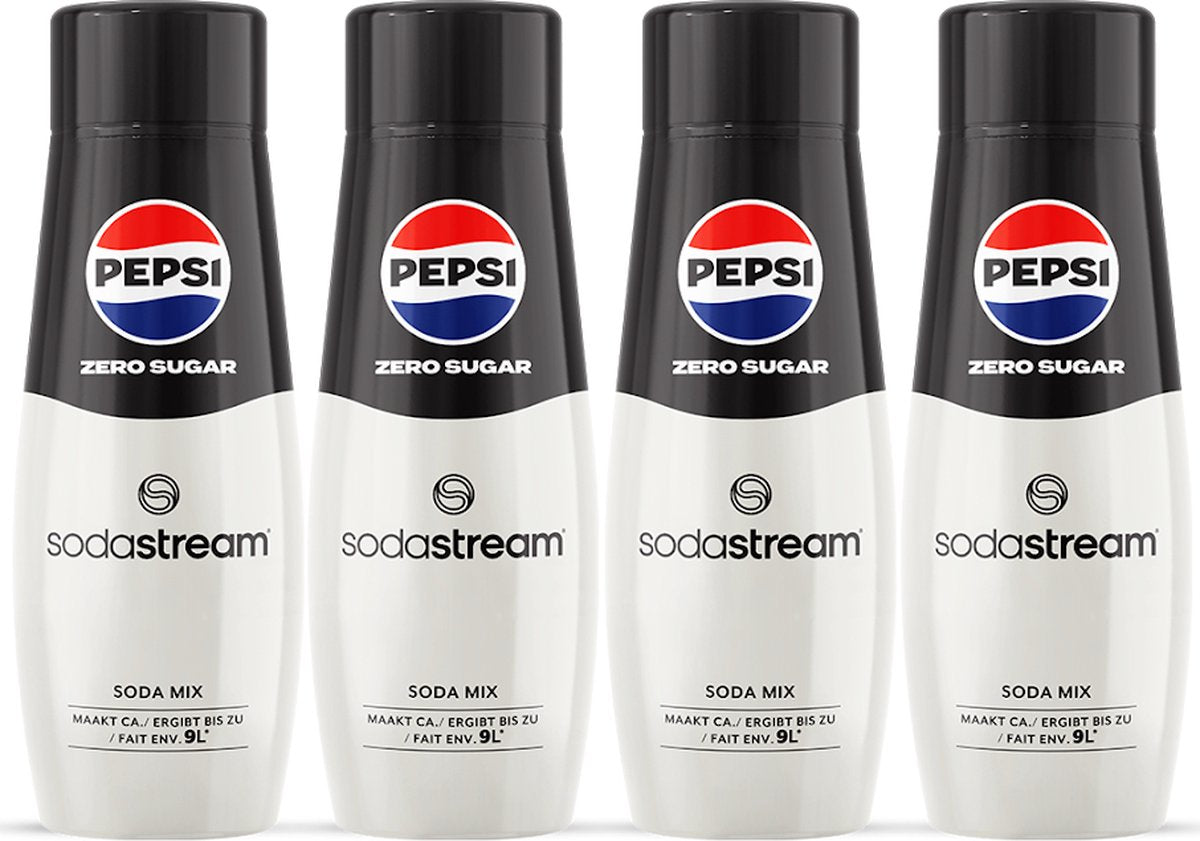 Sodastream Pepsi Cola Zero Sirup – 4er-Pack