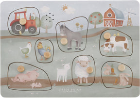 Little Dutch – Little Farm Sounds Puzzle FSC