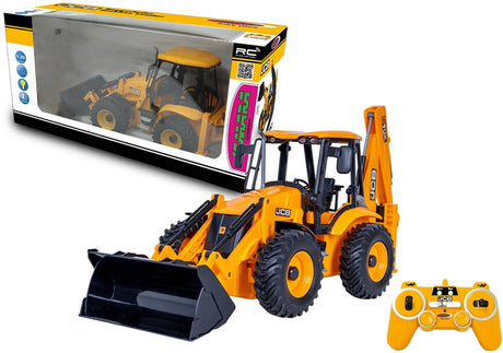 Jamara Bagger JCB Basthoe Loader 1:20 Gelb