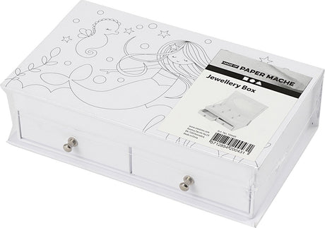 Kreativunternehmen https: www.cchobby.nl Schmuckschatulle-Größe-18x10-5x5-cm-weiß-1-teilig