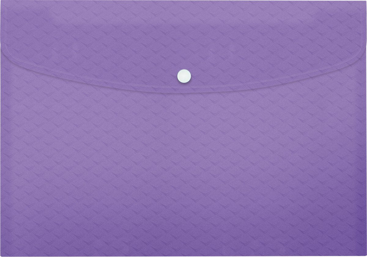 Esselte Colour'breeze A4-Projektmappe – transparente Kunststoffmappe zur Aufbewahrung von Papieren – 3er-Set – Lavendel