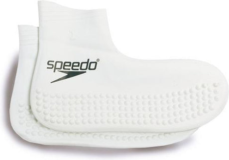 Speedo zwembad-sokken anti-slip latex wit mt 33-36
