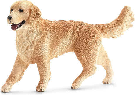Schleich Golden Retriever 16395 – Hundespielzeugfigur – Bauernhofwelt – 2 x 7,5 x 5 cm