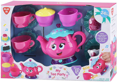 Playgo Tea Party Teeservice mit Licht und Sound – 12-teilig.