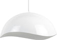 Leitmotiv hanglamp waved - wit - ø50cm - scandinavisch - hanglampen eetkamer, slaapkamer, woonkamer